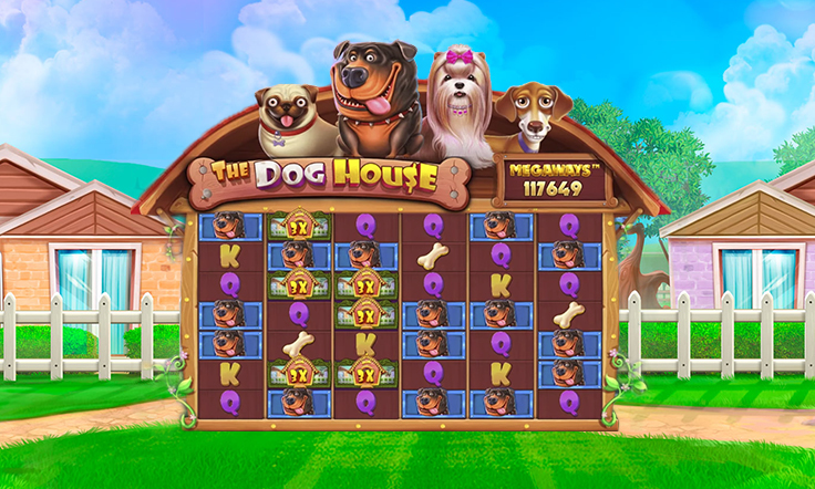 The Dog House Megaways Slot Review 🎖️ RTP 97% - Play Now | Duxcasino