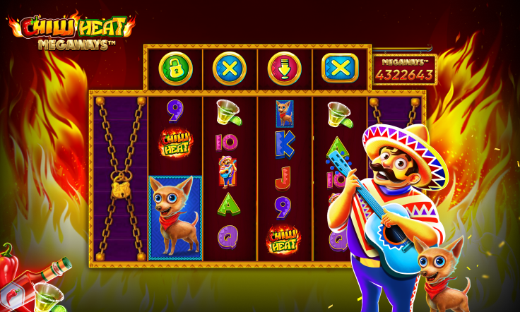 ① Chilli Heat Megaways Slot Review September 2021 ???? RTP 96,50% - Play Chilli  Heat Megaways in DuxCasino For FREE or Real Money | €500 Bonus + 150 Free  spins | Duxcasino